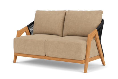 Lloyd Flanders Alpine Loveseat with Hayden Sand fabric, view 10