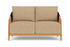 Lloyd Flanders Alpine Loveseat with Hayden Sand fabric