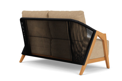 Lloyd Flanders Alpine Loveseat with Hayden Sand fabric, view 6