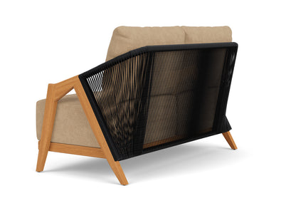 Lloyd Flanders Alpine Loveseat with Hayden Sand fabric, view 8