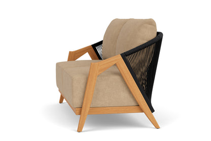 Lloyd Flanders Alpine Loveseat with Hayden Sand fabric, view 9