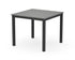 POLYWOOD Main Street 36" x 36" Dining Table in Black / Slate Grey
