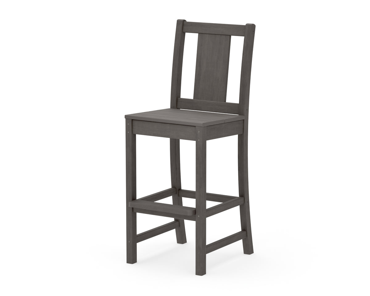 POLYWOOD Prairie Bar Side Chair in Driftwood