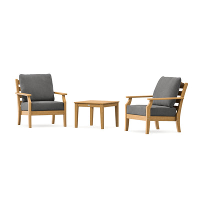 POLYWOOD Savannah 3-Piece Deep Seating Set in Natural