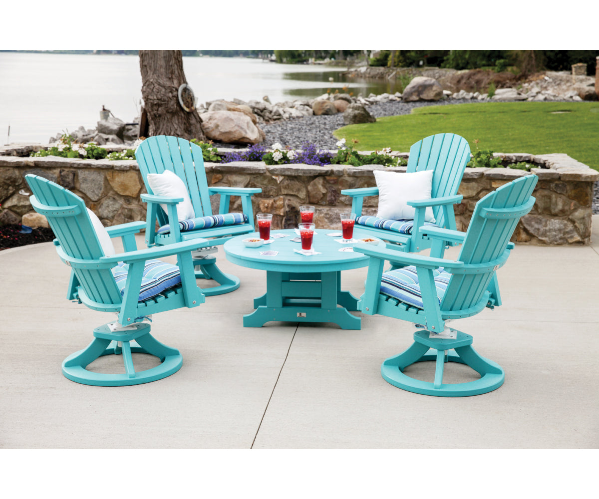 Berlin Gardens Comfo Back Swivel Rocker Dining Chair, lifestyle photo 2