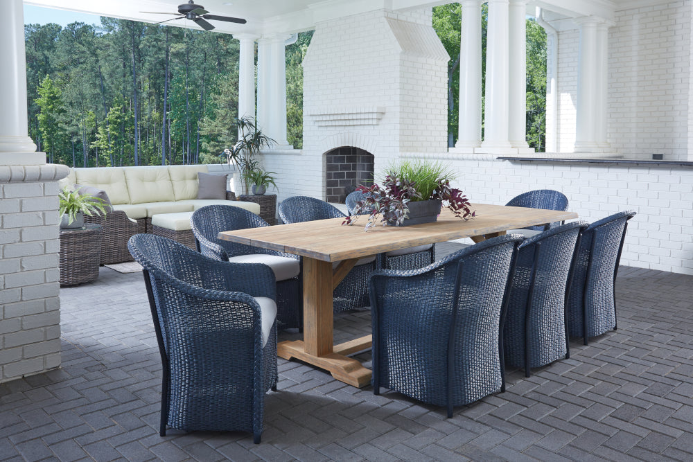 Lloyd Flanders Weekend Retreat Dining Armchair, lifestyle photo 3