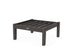 POLYWOOD Chinoiserie Deep Seating Ottoman Frame in Vintage Coffee