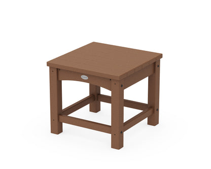 POLYWOOD Club 18" End Table in Teak