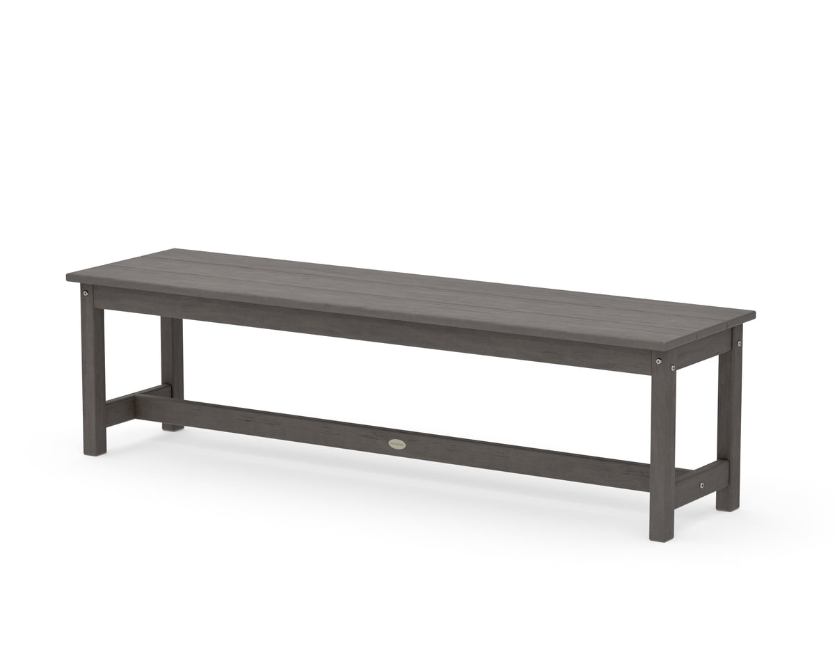 POLYWOOD 60" Planter Bench in Driftwood