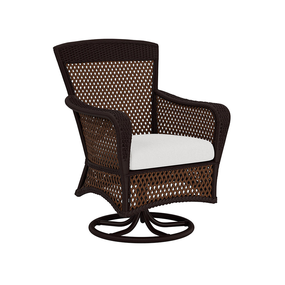 Lloyd Flanders Grand Traverse Swivel Dining Armchair, lifestyle photo 1