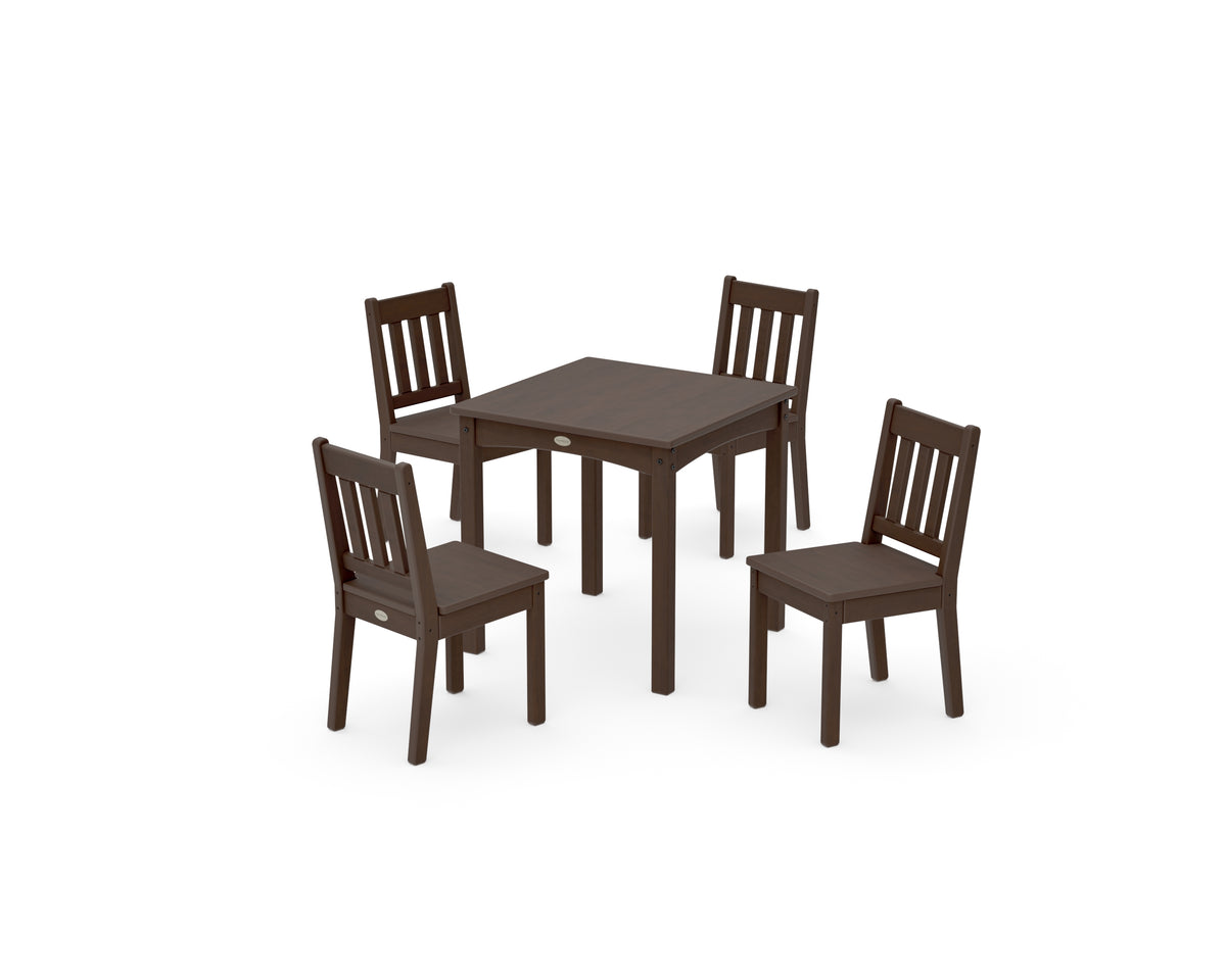 POLYWOOD Vineyard Kids 5-Piece Dining Set in Kona