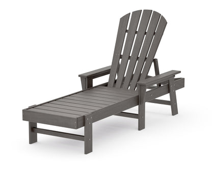 POLYWOOD South Beach Chaise in Driftwood