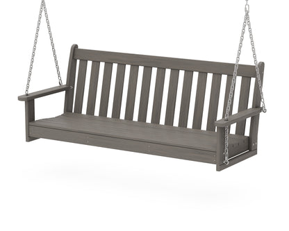POLYWOOD Vineyard 60" Porch Swing in Driftwood