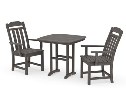 POLYWOOD Cottage 3-Piece Dining Set in Driftwood