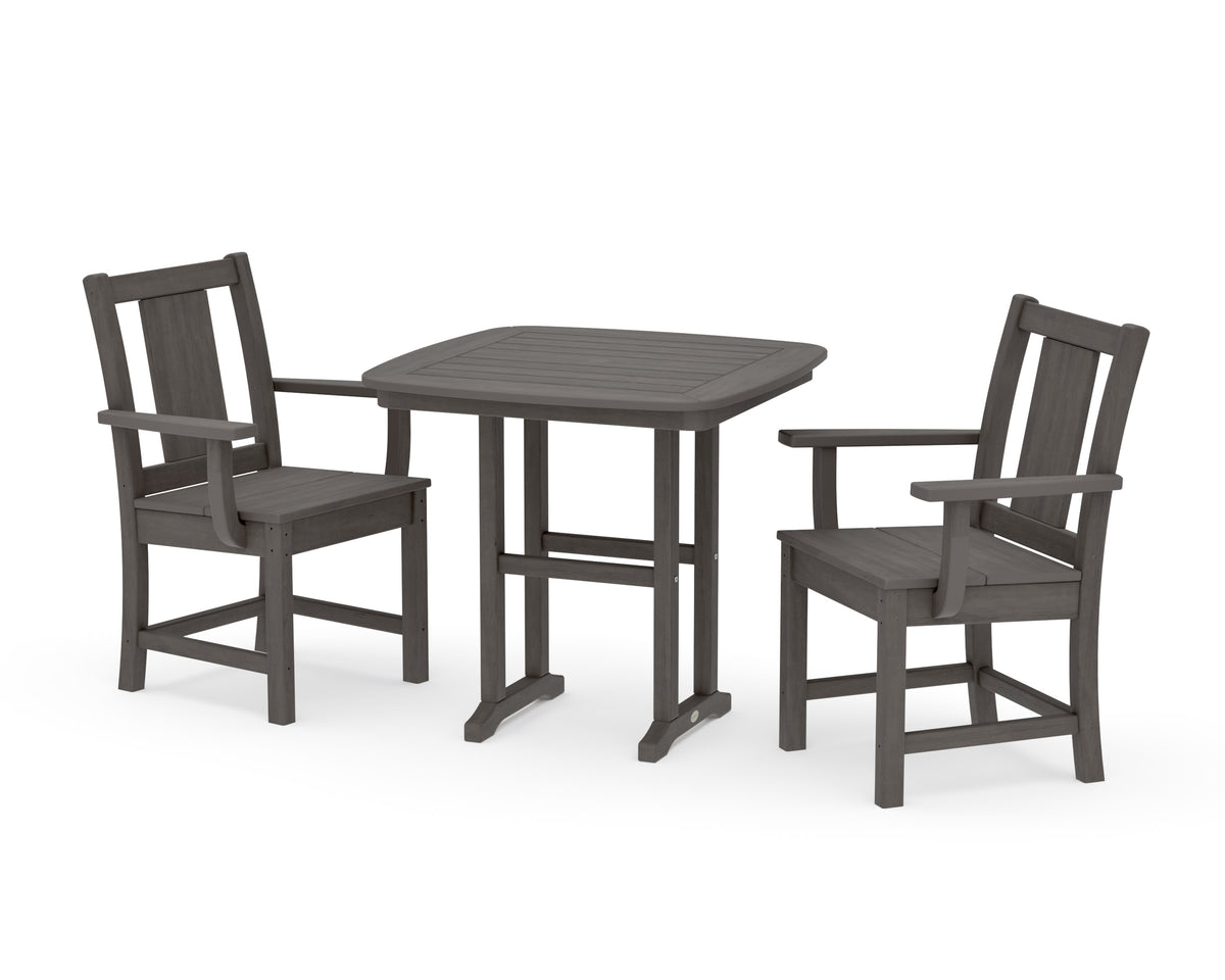 POLYWOOD Prairie 3-Piece Dining Set in Driftwood