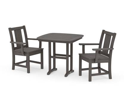 POLYWOOD Prairie 3-Piece Dining Set in Driftwood
