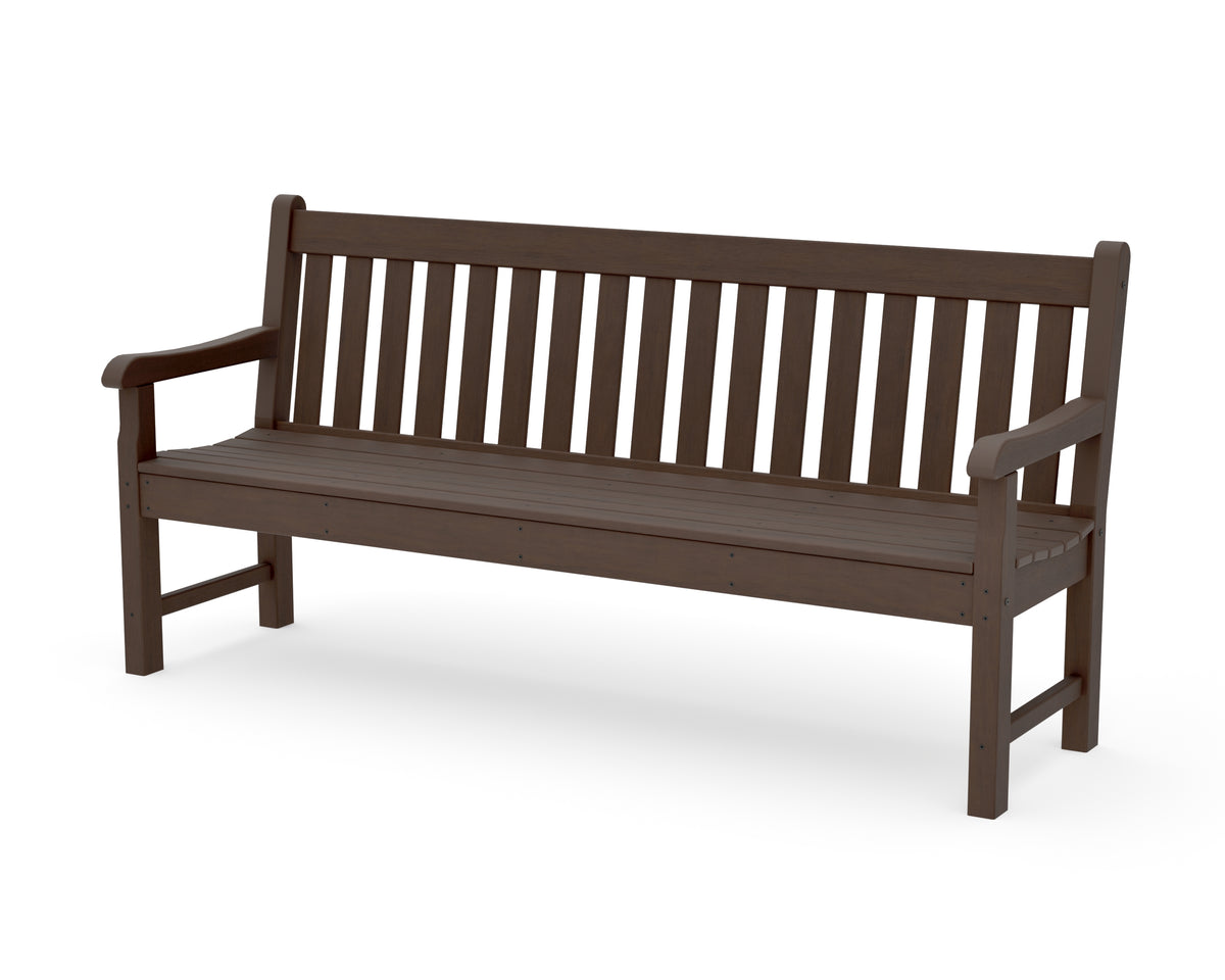 POLYWOOD Rockford 72" Bench in Kona