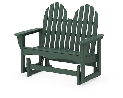 POLYWOOD Classic Adirondack 48" Glider in Green