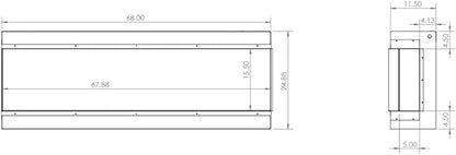 36&quot; Redstone Traditional Electric Fireplace