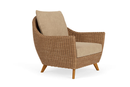 Lloyd Flanders Tobago Lounge Chair with Hayden Sand fabric, view 3