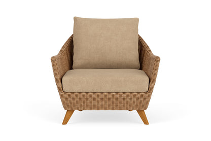 Lloyd Flanders Tobago Lounge Chair with Hayden Sand fabric