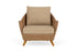 Lloyd Flanders Tobago Lounge Chair with Hayden Sand fabric
