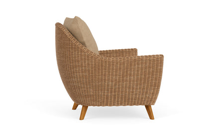 Lloyd Flanders Tobago Lounge Chair with Hayden Sand fabric, view 5