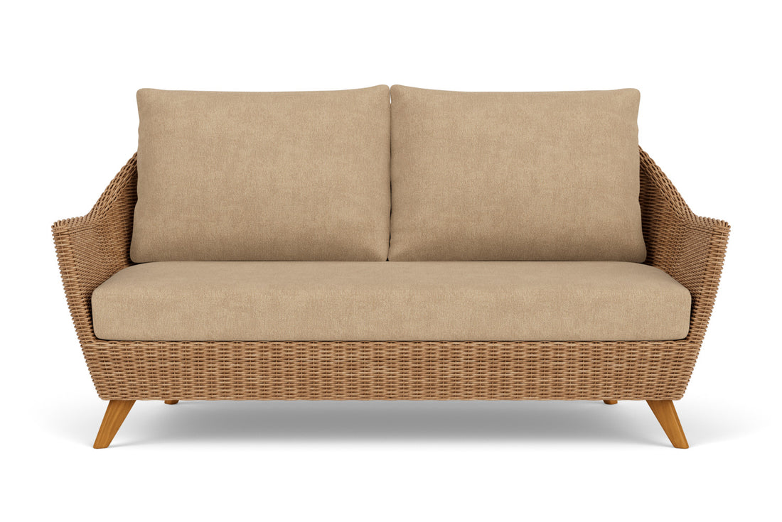 Lloyd Flanders Tobago Conversation Set with Hayden Sand fabric