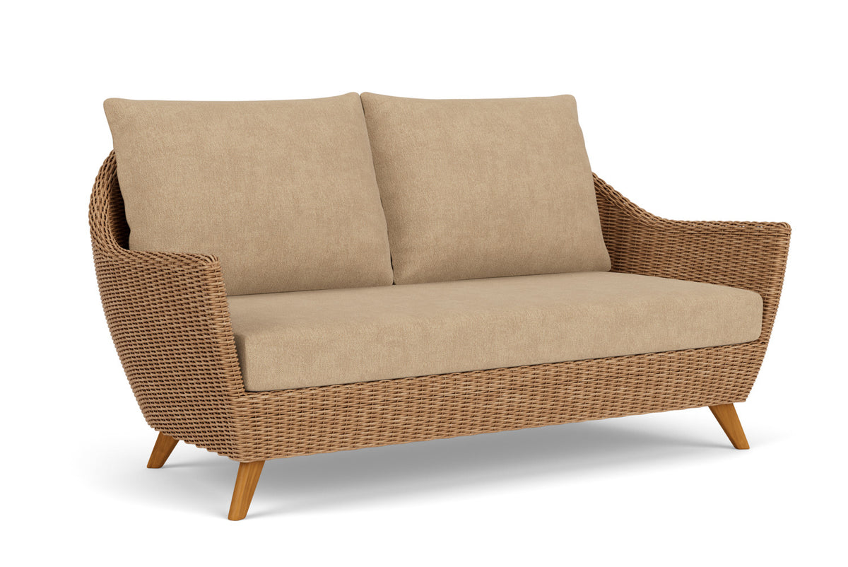 Lloyd Flanders Tobago Loveseat with Hayden Sand fabric, view 2