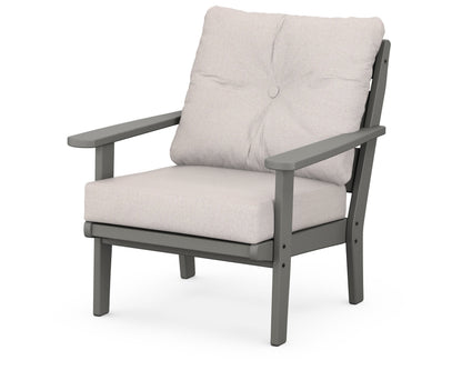 POLYWOOD Lakeside Deep Seating Chair in Slate Grey