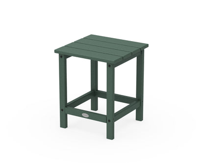 POLYWOOD Long Island 18" Side Table in Green