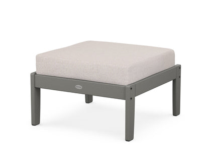 POLYWOOD Braxton Deep Seating Ottoman in Slate Grey