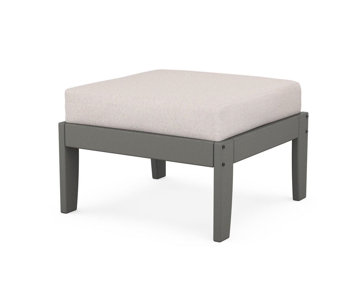POLYWOOD Modular Ottoman - Classic in Slate Grey