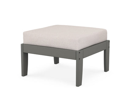 POLYWOOD Modular Ottoman - Classic in Slate Grey