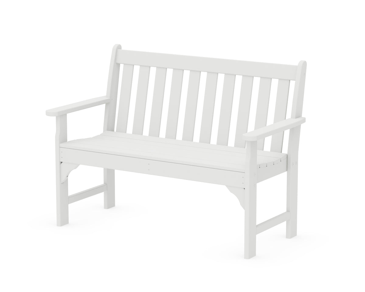 POLYWOOD Vineyard 48" Bench in White
