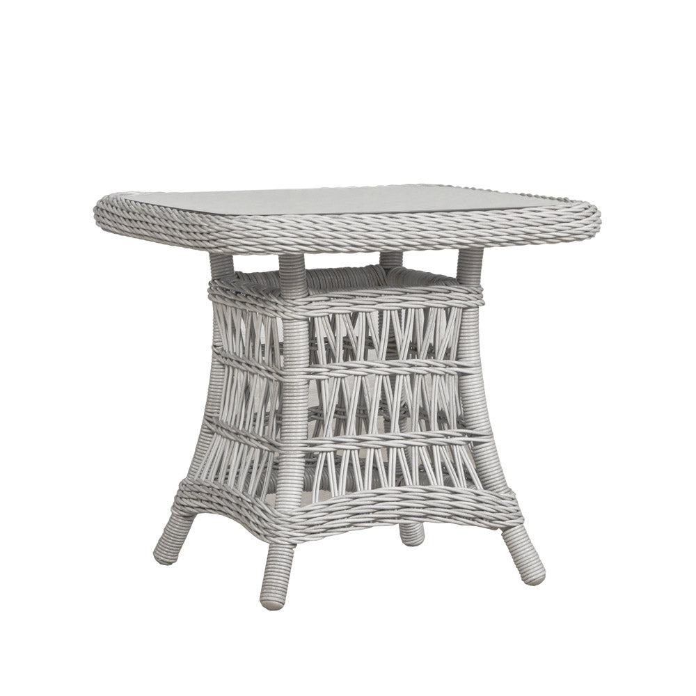 Lloyd Flanders Mackinac 25" Square End Table, lifestyle photo 1