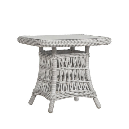 Lloyd Flanders Mackinac 25" Square End Table, lifestyle photo 1