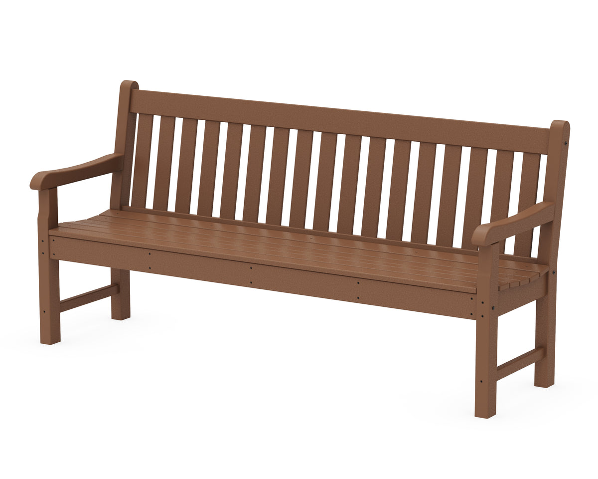 POLYWOOD Rockford 72" Bench in Teak