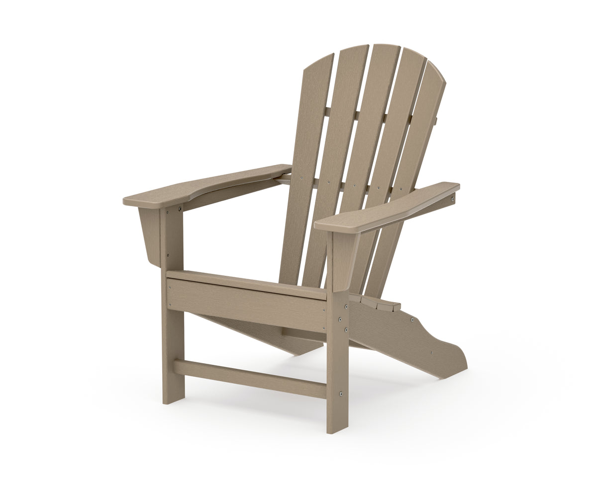 POLYWOOD Palm Coast Adirondack Chair in Vintage Sahara