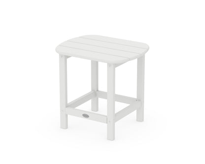 POLYWOOD South Beach 18" Side Table in White