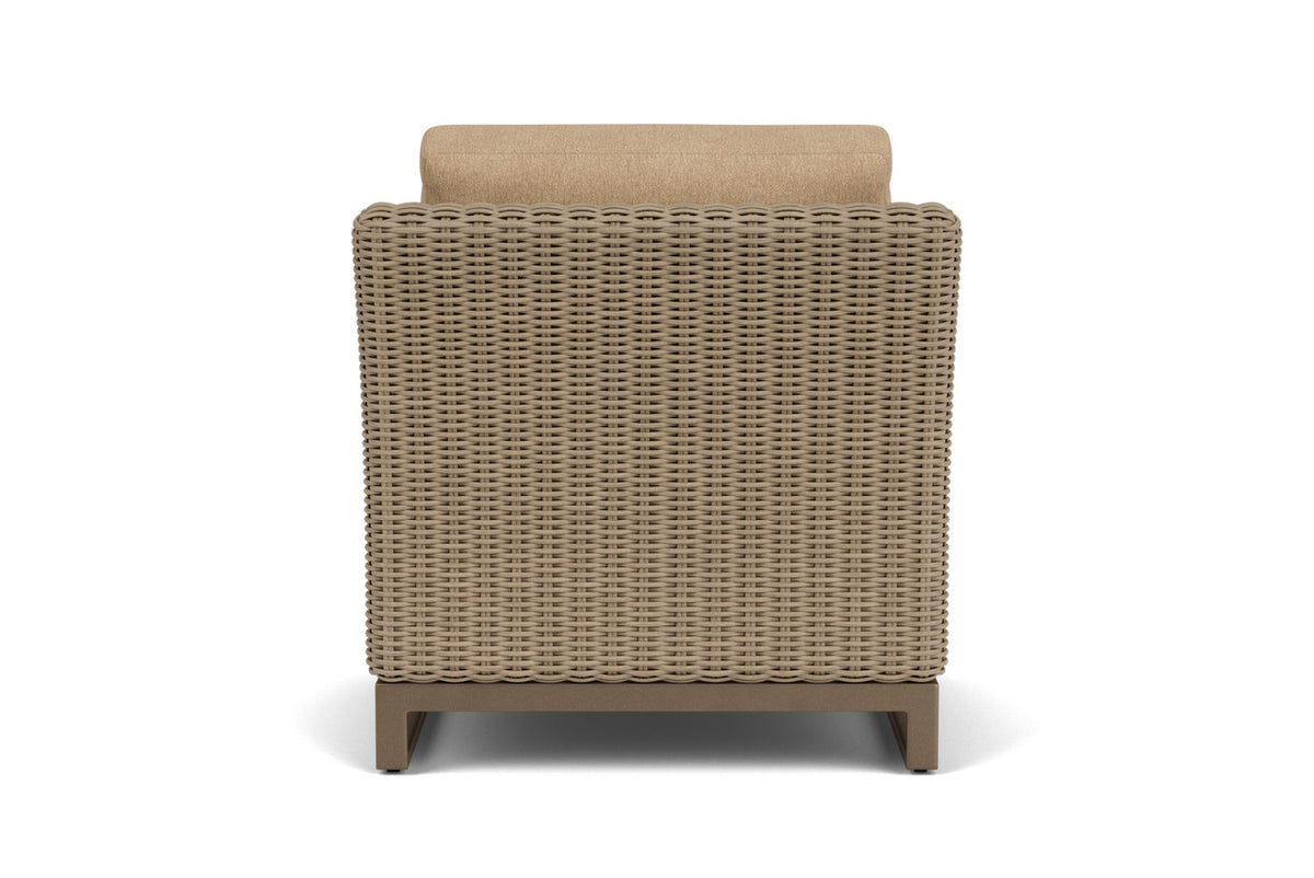 Lloyd Flanders Milan Lounge Chair with Hayden Sand fabric, view 7