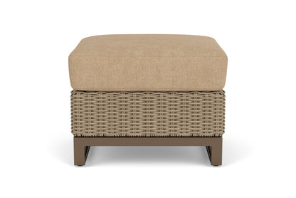 Lloyd Flanders Milan Ottoman with Hayden Sand fabric