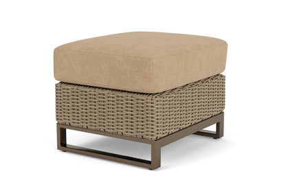 Lloyd Flanders Milan Ottoman with Hayden Sand fabric, view 3