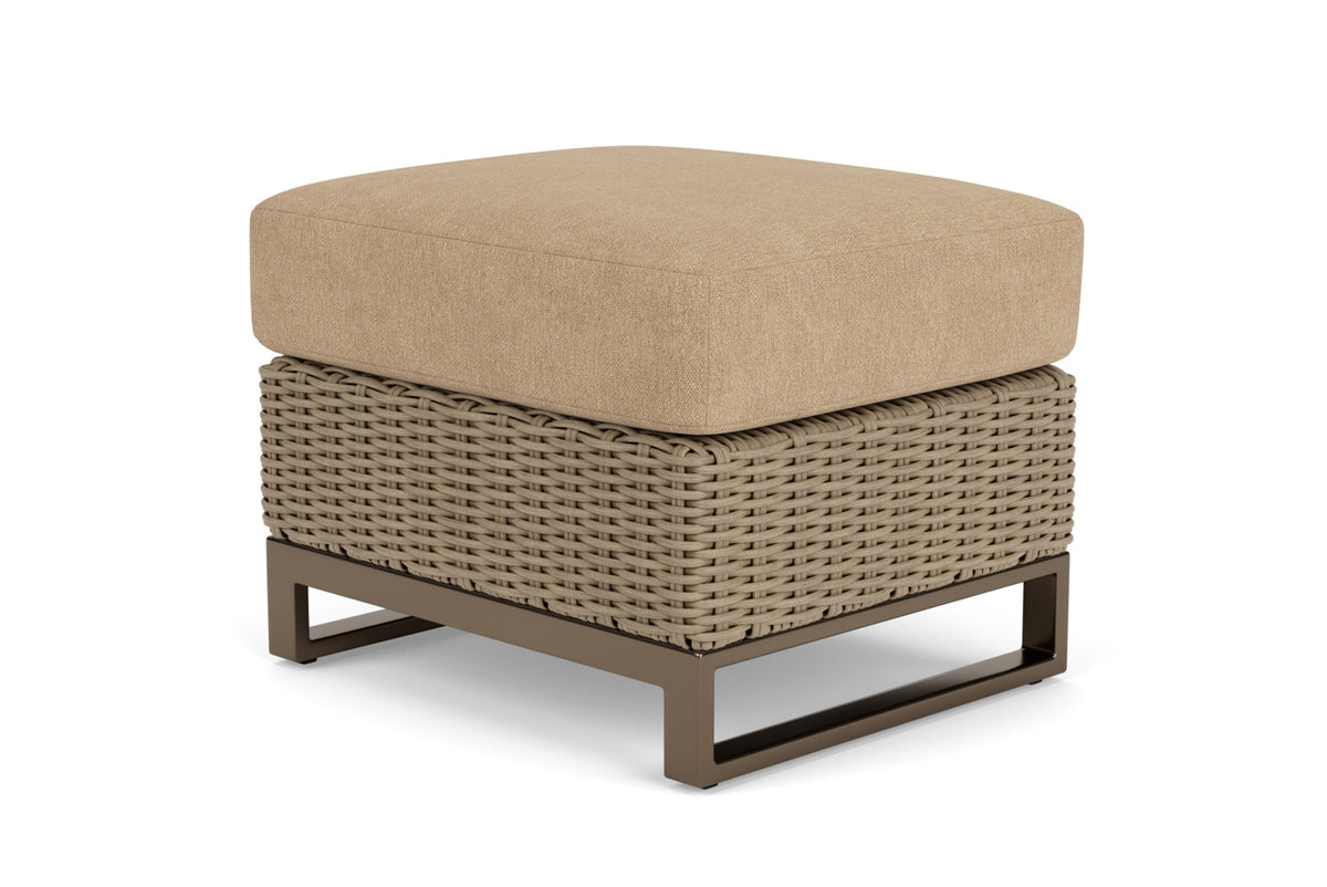 Lloyd Flanders Milan Ottoman with Hayden Sand fabric, view 6