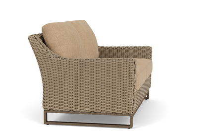 Lloyd Flanders Milan Loveseat with Hayden Sand fabric, view 4