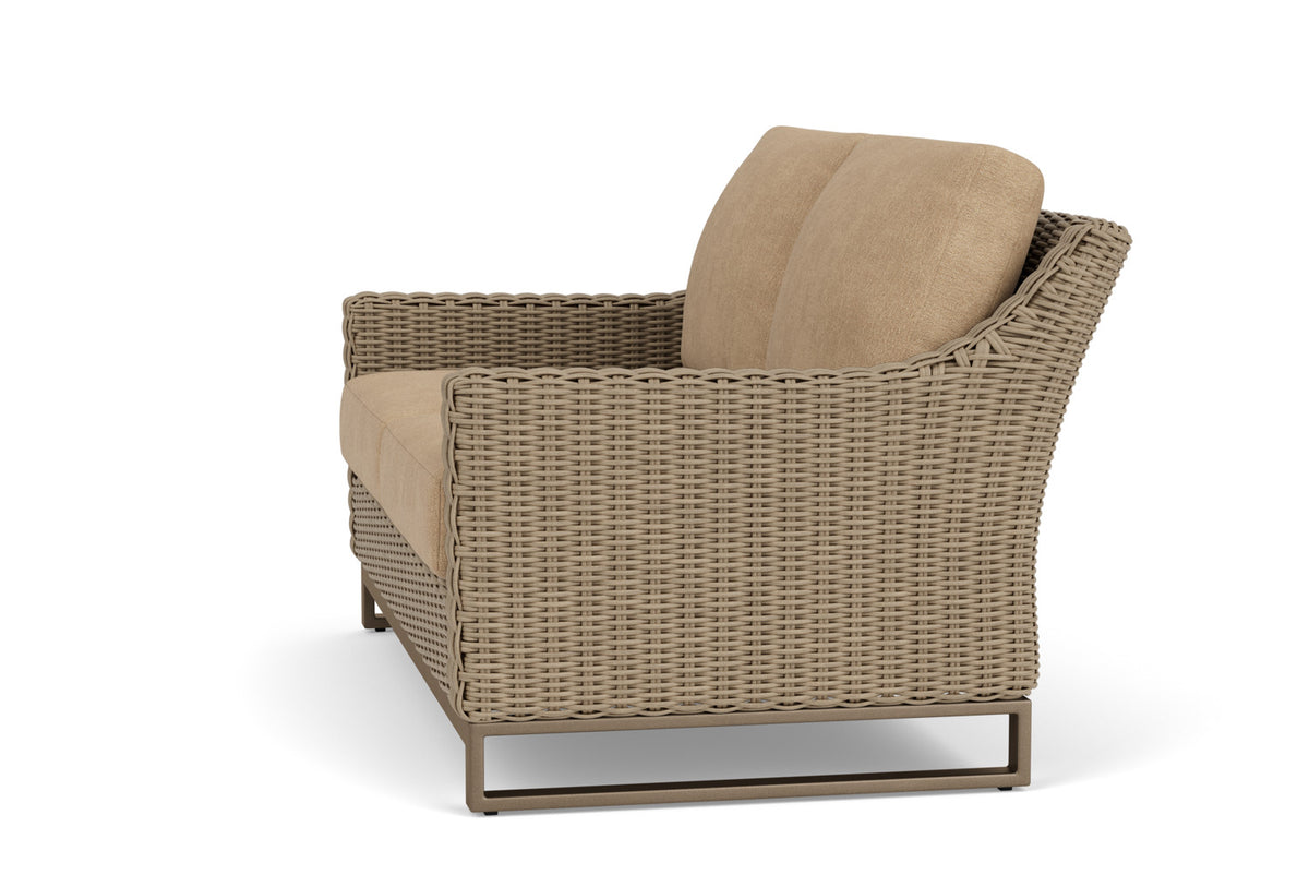 Lloyd Flanders Milan Loveseat with Hayden Sand fabric, view 9