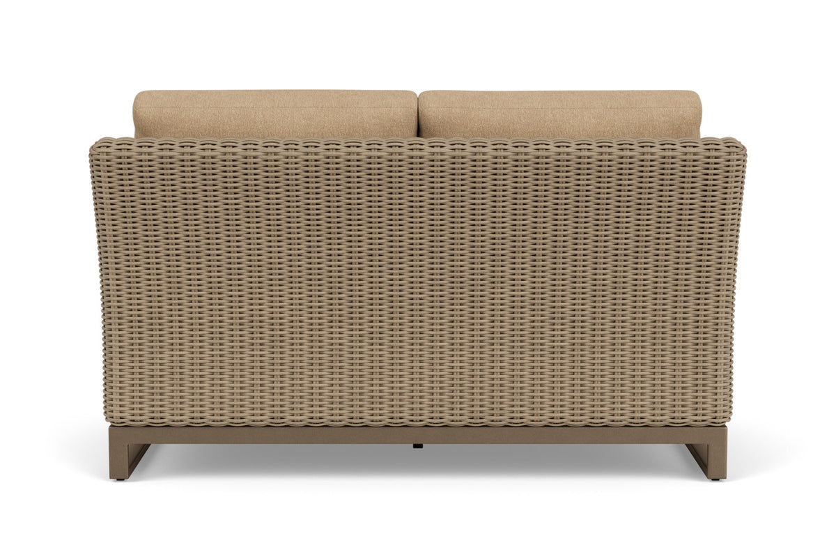 Lloyd Flanders Milan Loveseat with Hayden Sand fabric, view 7