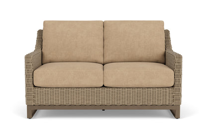 Lloyd Flanders Milan Conversation Set with Hayden Sand fabric
