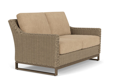 Lloyd Flanders Milan Conversation Set with Hayden Sand fabric, view 3