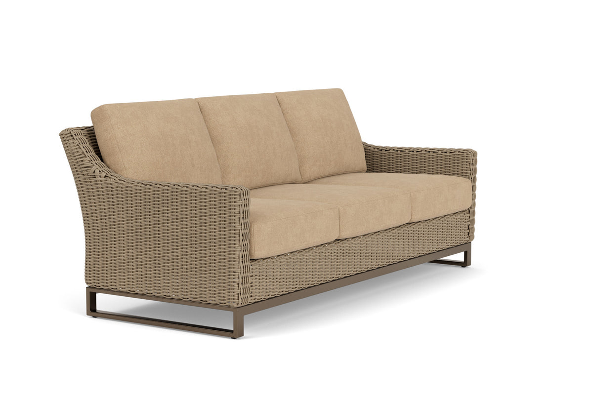 Lloyd Flanders Milan Sofa with Hayden Sand fabric, view 3